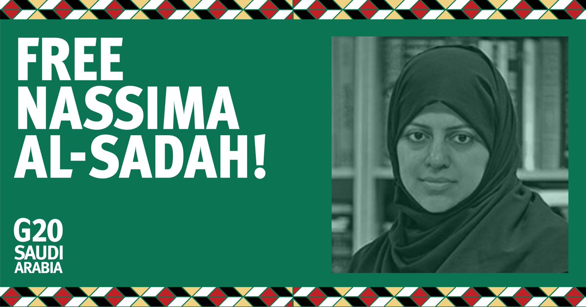 + @nasema33, a fierce human rights activist from Saudi Arabia's Eastern Province who called for an end to discrimination against women and Saudi Shia