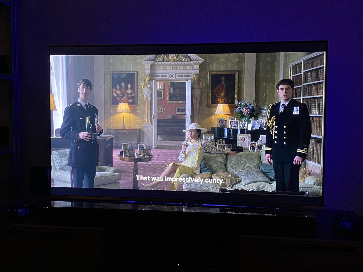 RyanVoutilainen's tweet photo. That moment youโre watching #TheCrown and youโre like โSorry, did he just say what I think he just said?โ and you have to replay with subtitles.
The answer is yes.
#SuchLanguage #ThatsNotTheQueensEnglish https://t.co/FygIJ1e5Ul
