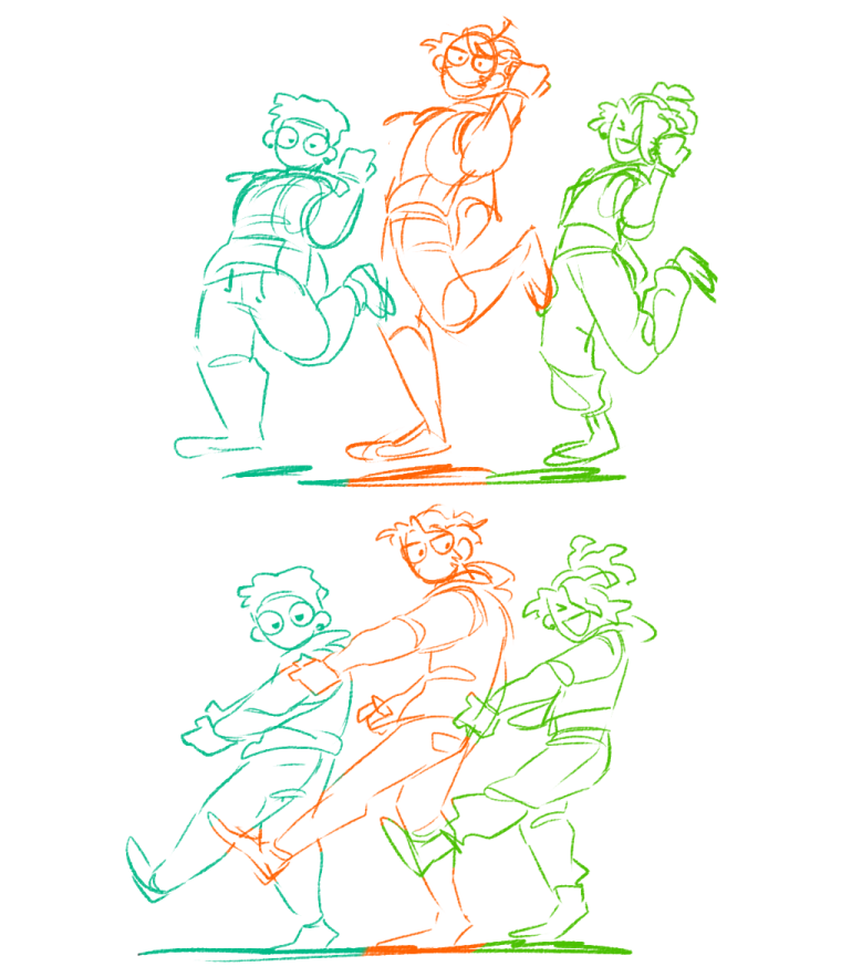 Hi after cramming a bunch of schoolwork I imploded and drew my OCs. 