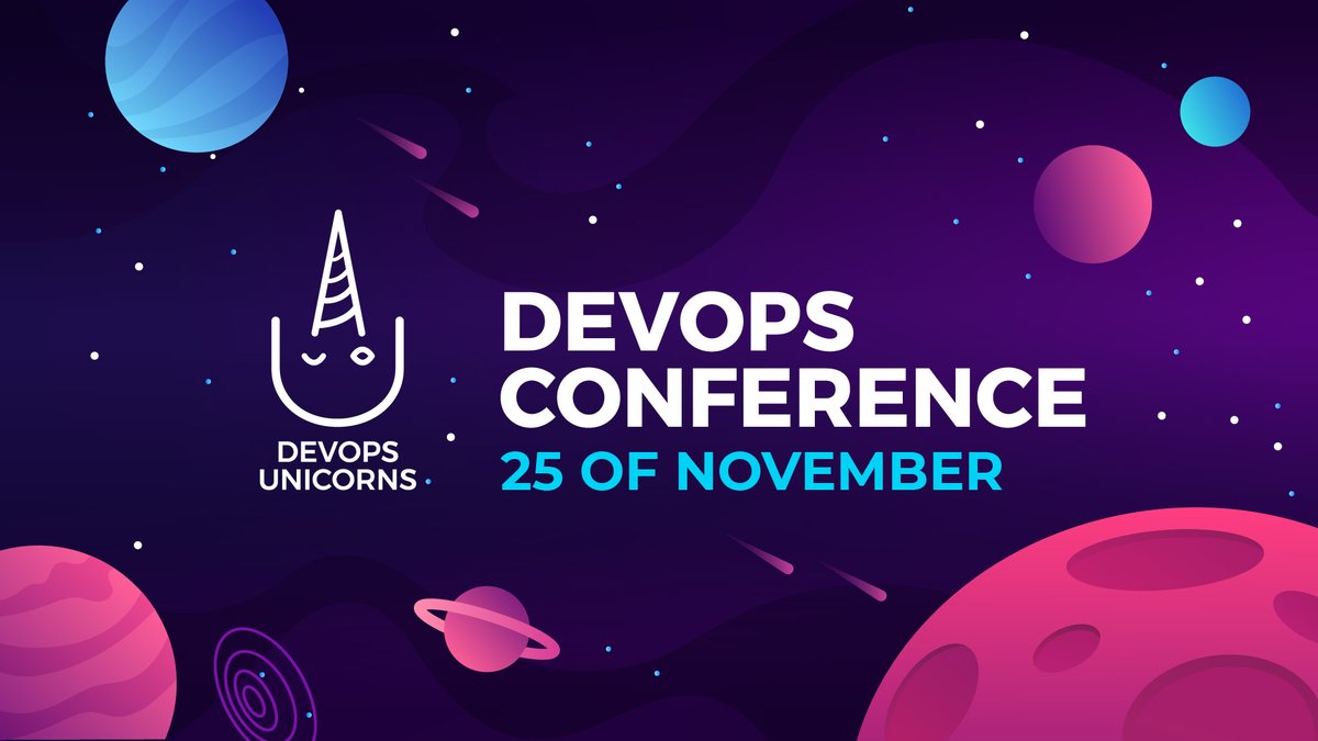 DevClub_lv's tweet image. Save the date - Wednesday, 25th November is the day when @DevOpsUnicorns conference will be taking place online! Full schedule, speakers, and registration can be found on the website 2020.devopsunicorns.com