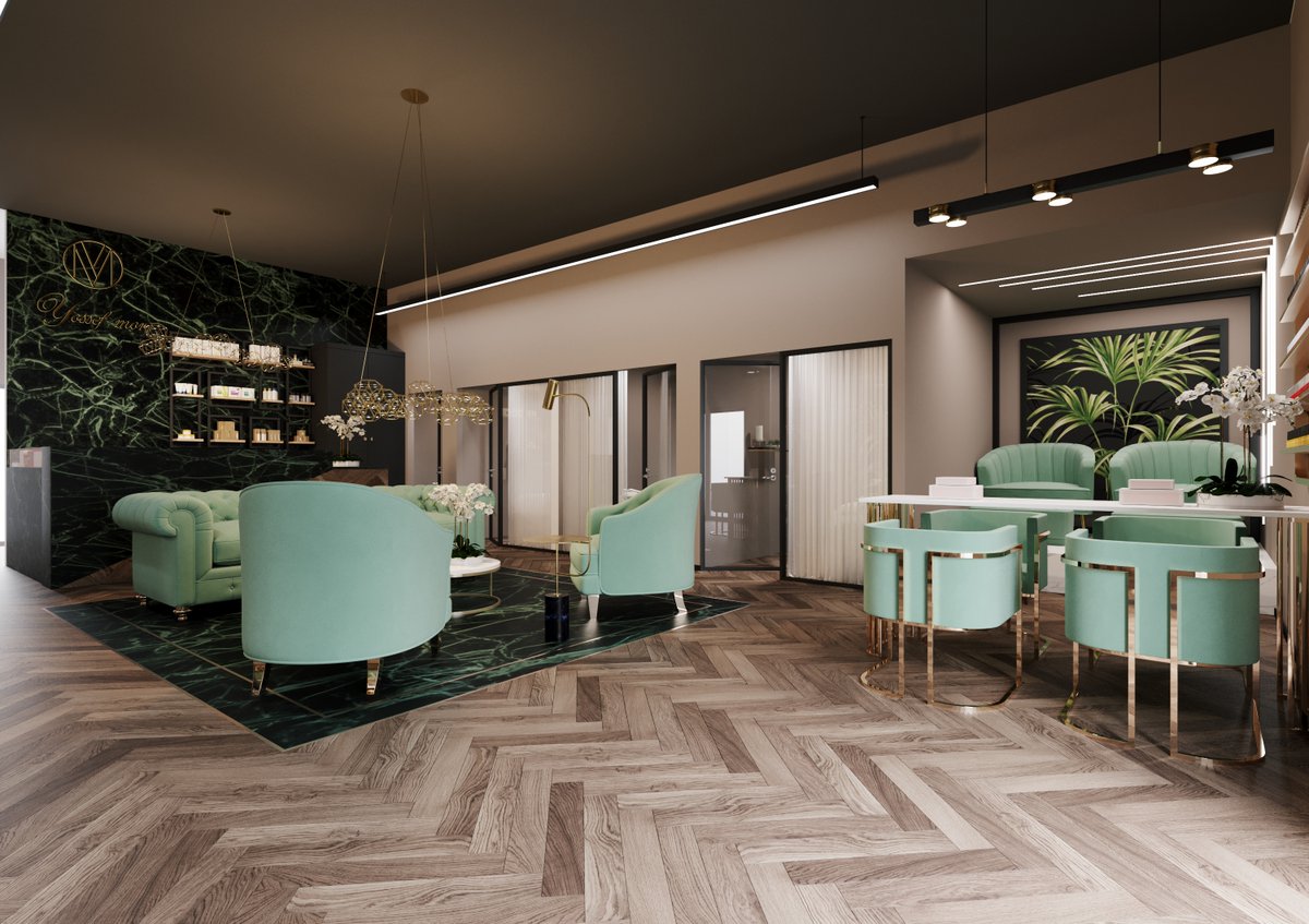 n2q_studio's tweet photo. CGI | 3D Interior Rendering of Oded Spa
 This luxurious Spa aims to provide a wonderland for its guests, creating different views for different areas of Spa. With subtle use of color, the bright and young decoration is used against pastel tone interior and model furniture https://t.co/38bTJa38t7