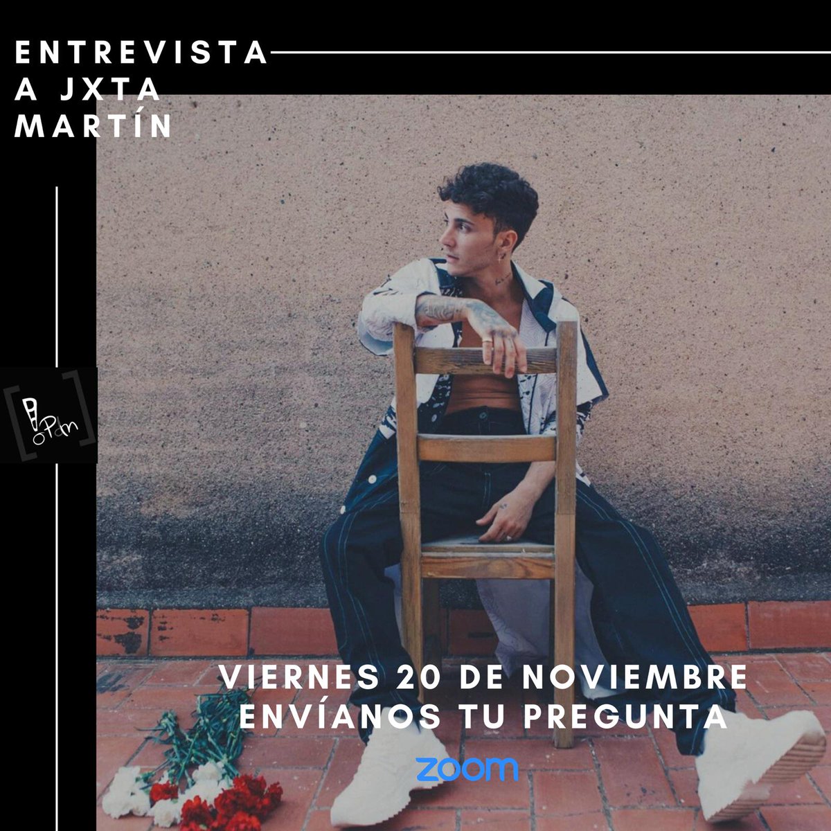 PeriodisticMed's tweet photo. 🎥💥 Este viernes 20 de noviembre entrevistamos @jxtamartin. ¿Qué quieres saber de #JxtaMartin? ¡Deja tu pregunta en los comentarios! 👇 https://t.co/7JgiRPeSih