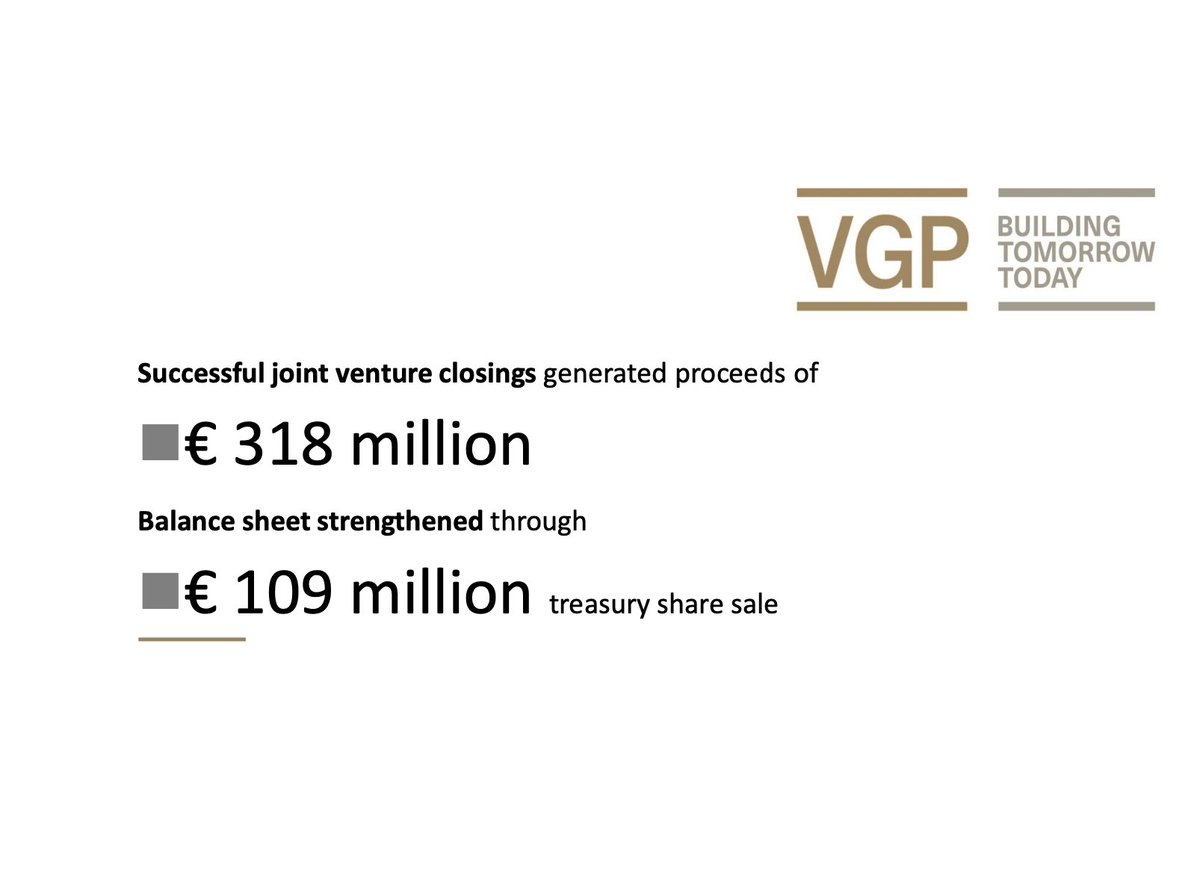 VGP_Parks's tweet image. VGP's trading update for the first 10 months of 2020: We saw robust &amp;amp; broad-based leasing activity whilst we have considerably reinforced the fundamentals on which we are constructing our future, by attracting new talented people &amp;amp; growing our land bank with quality locations.