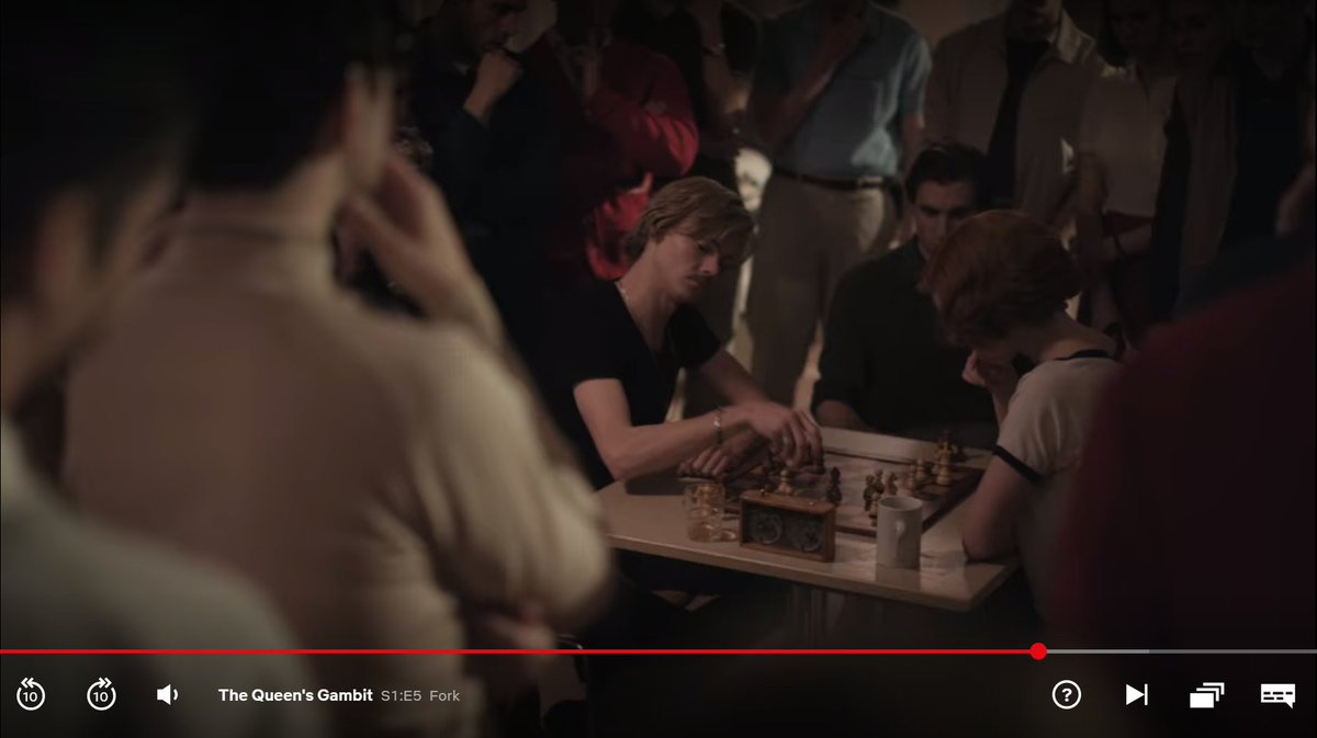 Ah yes, two high level players playing blitz draws a crowd of a million people. This is such a familiar scene to me.