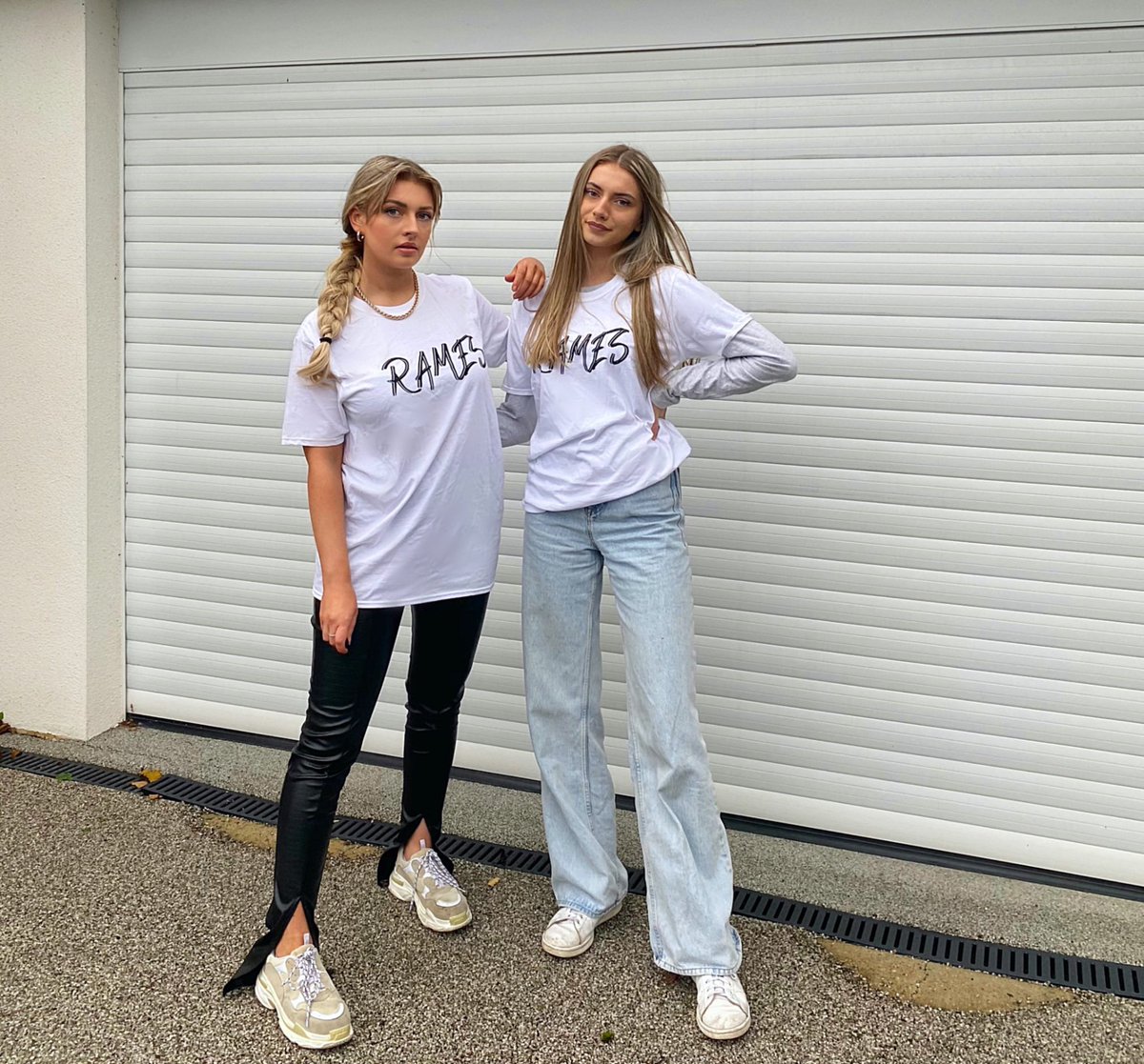 We’re wearing  <a href="/RAMESband/">RAMES</a> merch for <a href="/BBC6Music/">BBC Radio 6 Music</a>   #TShirtDay please can you play Rames’ brand new single “Won’t Be Long” 🙌🏼🙌🏼🙌🏼