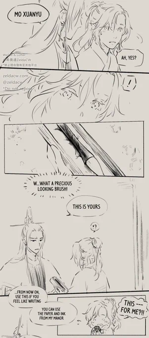 ?Mo Xuanyu Underworld story comic update!

 um???

*to be continued.
*see the thread or check my twitter moment 'For Mo XuanYu' for previous parts of the story 