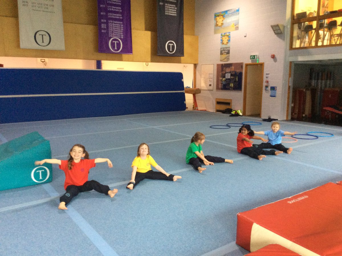 Reception had a brilliant time in the gym yesterday during PE, they have been working on their balance and rolling skills #gymnastics