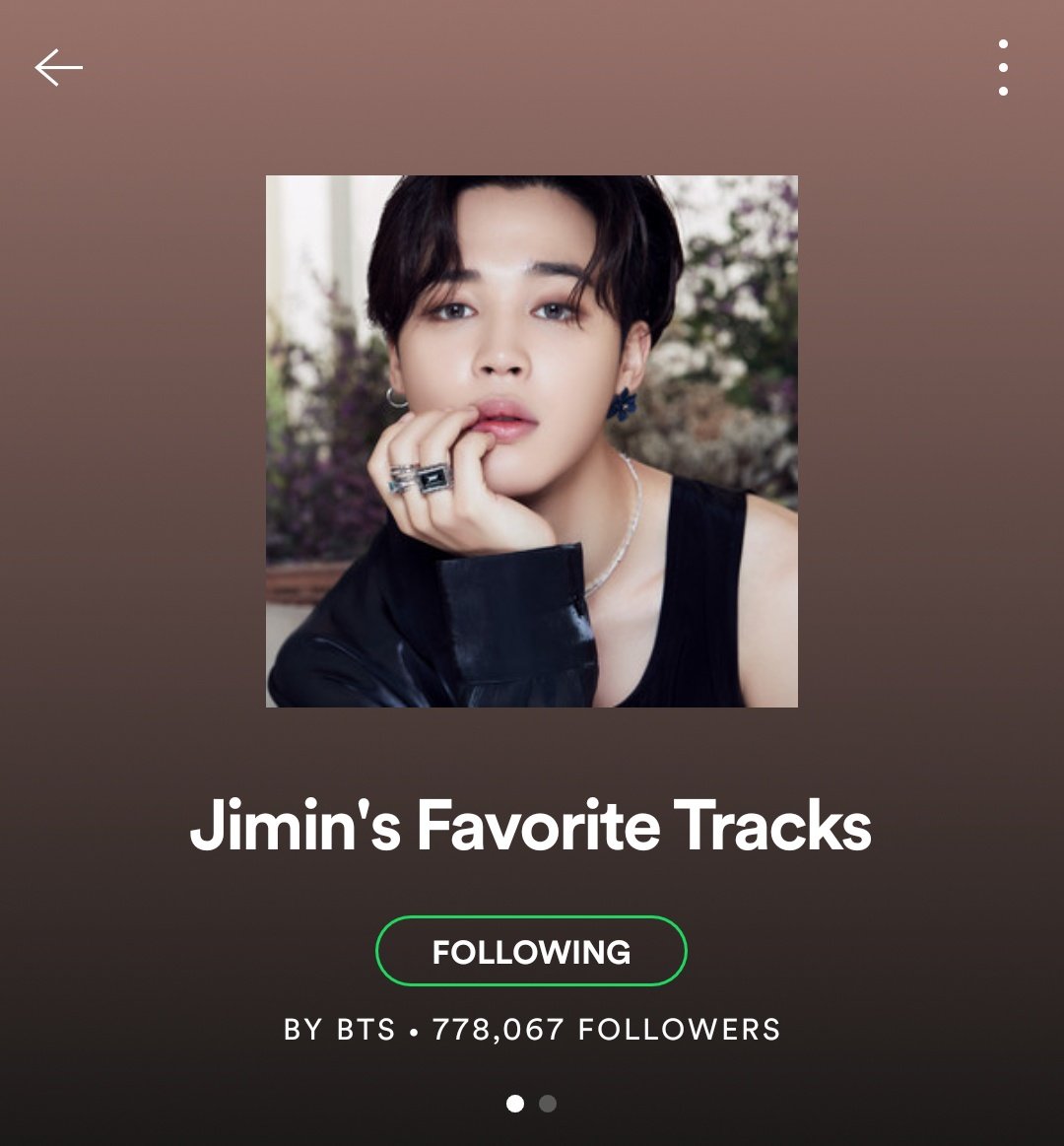 PJM_data's tweet photo. 'Jimin's Favorite tracks' Spotify playlist has been updated!

☆https://t.co/9pCRawdEfJ

Don't forget to hit follow☺

#LifeGoesOnWithBTS #JIMIN @BTS_twt https://t.co/R1YWvquJq9