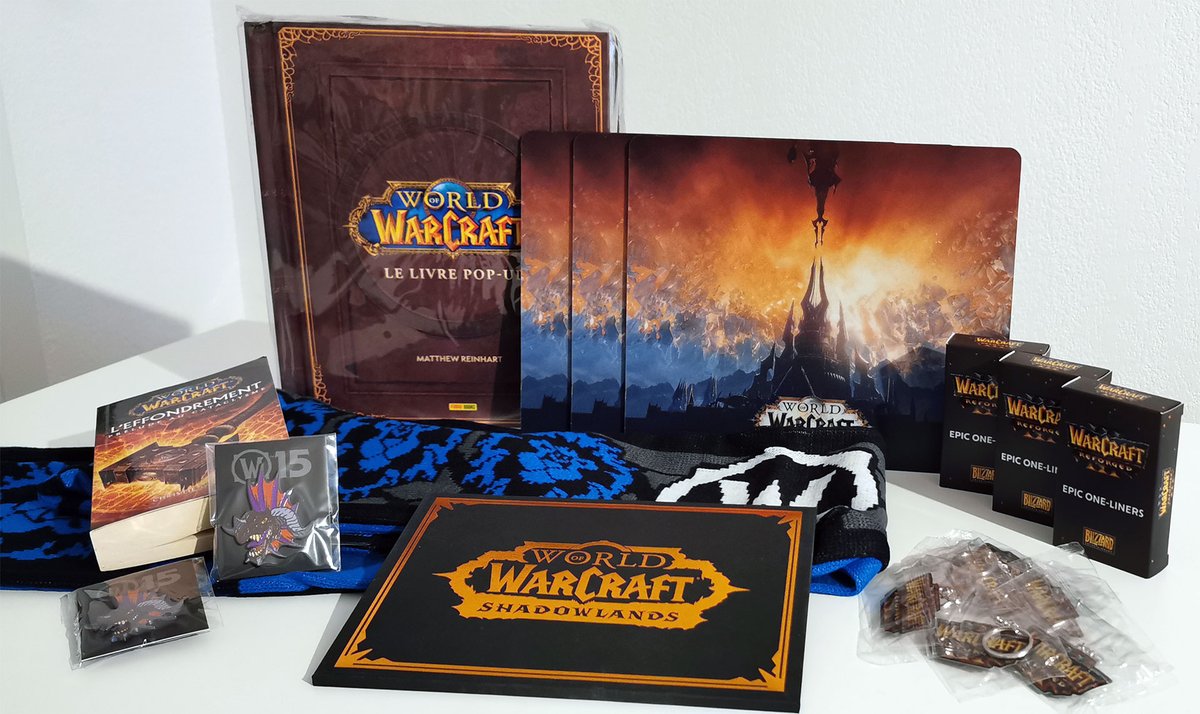 Envie de vous immerger dans la licence #Warcraft pour #Shadowlands ? Ça tombe bien, 3 lots de goodies sont à gagner🎁

Participation
🔴Follow <a href="/Warcraft_FR/">Warcraft FR</a> (merci 🙂) &amp; <a href="/Sam_Vostok/">Sam Vostok</a> 
🔴RT ce post
🔴Y répondre avec #SamWarcraft &amp; le combo classe/race que vous jouerez
🔴TAS le 26/11