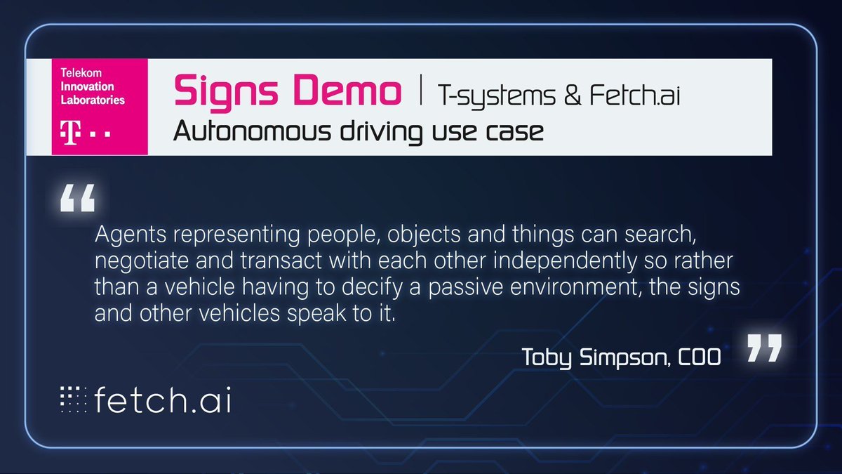 Would you like to learn more about the practical implications of our work here at <a href="/Fetch_ai/">Fetch.ai</a>? 🤔 

Take a look at this bitesized video for all you need to know 🚘 👇 

buff.ly/3iGTyu2

#AI #MachineLearning #agents