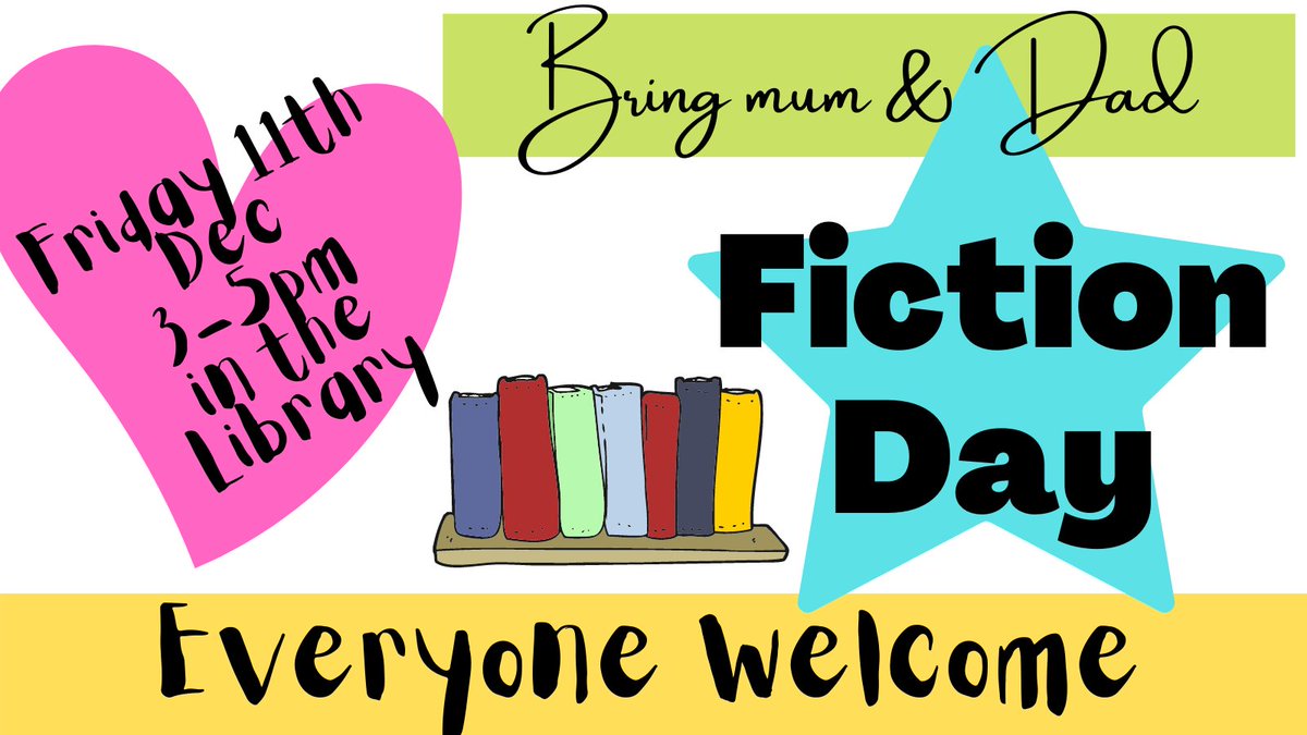 ross_school's tweet photo. Finally! Fiction Day is here and we are super excited arent you? Come one, come all and check out what's new in fiction. Don't forget to bring Mum and Dad and make it a family event. See Ms Ross for further details. #rosshighschoolfictionday #rosshighschoollibrary https://t.co/ygP9Y0RkCH