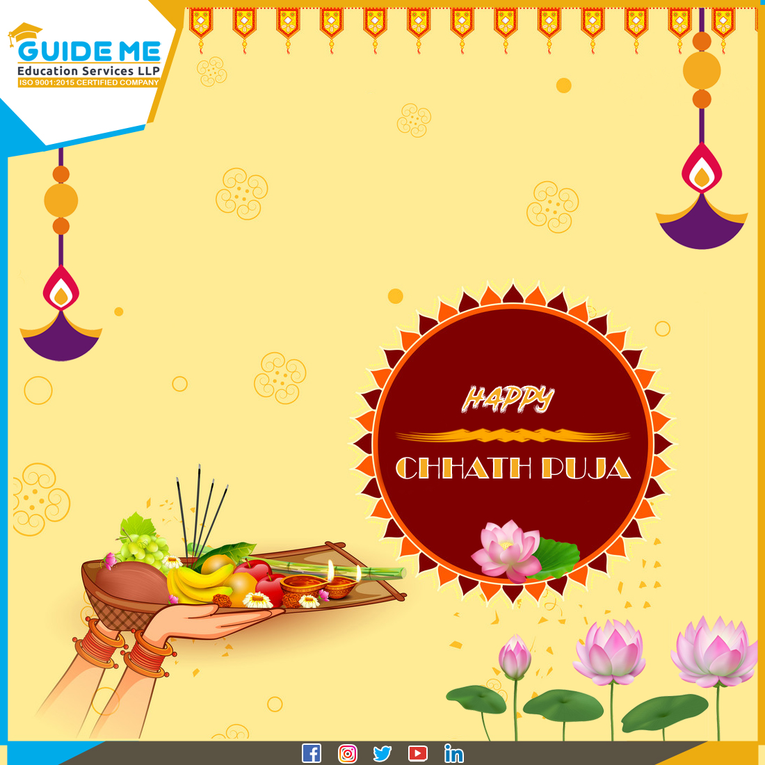 guide_me_edu's tweet photo. Warmest greetings to everyone on the auspicious festival of #ChhathPuja May God Sun illuminate our lives with Peace, Prosperity, New Energy, Good Health & Happiness. #MBA #PGDM #MBAAdmission #MBAAdmissionsConsultantBangalore #BestMBACollegeKolkataPlacementWise #PrepareForMBA https://t.co/K4jk2tLZI3