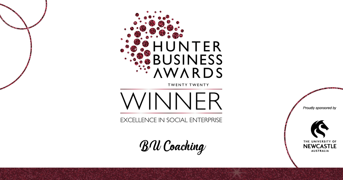 HunterBiz's tweet image. Congratulations to BU Coaching  BU Coaching for winning the 2020 Excellence in Social Enterprise Award! 
#hunterbusinessawards #hunterbusinesschamber #HunterBiz #businessawards