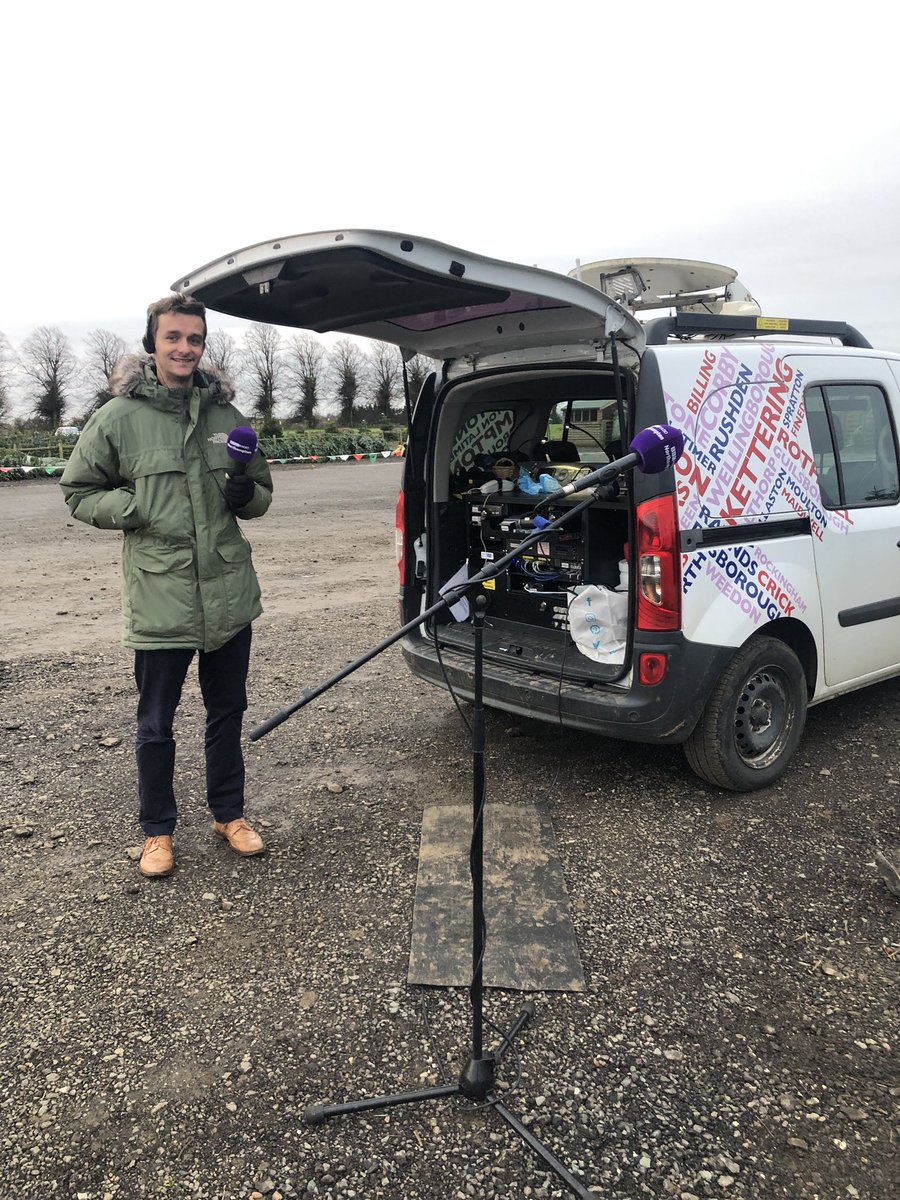 We’re on BBC Radio Northampton with the fab @tompsays talking all things Christmas! Have a listen 🎵  #BBCRadioNorthampton