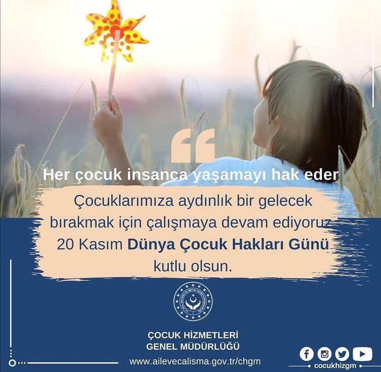 Çocuk Danışma Kurulu olarak biz buradayız #DünyaÇocukGünü #WorldChildrensDay