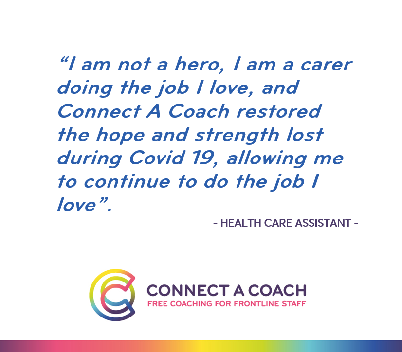 ConnectACoach1's tweet photo. We're always so humbled by the amazing people we get to work with via Connect A Coach. In fact, it's a privilege. #supportwhenyouneedit #frontlinecoaching #solutionfocused https://t.co/VaTSGpwEyO