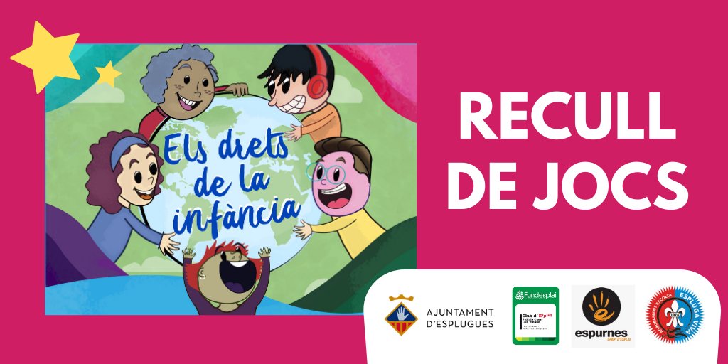🌟Avui és el Dia Universal dels Drets de la Infància! A #Esplugues volem que coneixeu i exerciu els vostres drets, sobretot el #DretAlJoc  ➡️ playful.esplugues.cat/recursos Juguem? #20N #DUDI #PlayfulEsplugues