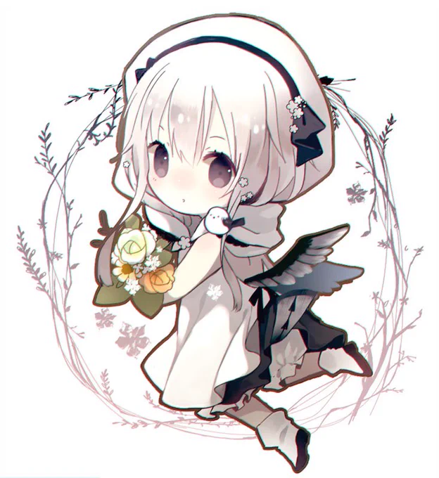 うちのシマエナガちゃんをよろしくお願いします〜! #絵晒したらみんながブァァァってRTしてくれてブァァァってフォロワーがブァァァって増えブァァァるブァァァらブァァァしブァァァブァァァァァアアい 
