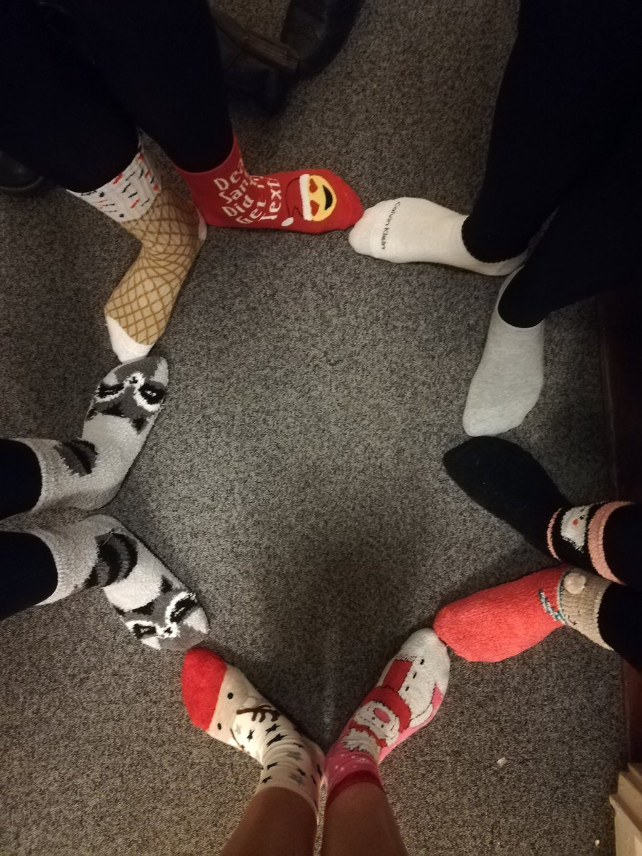 Odd socks today supporting anti- bullying week. #antibullying #moreauhouse
