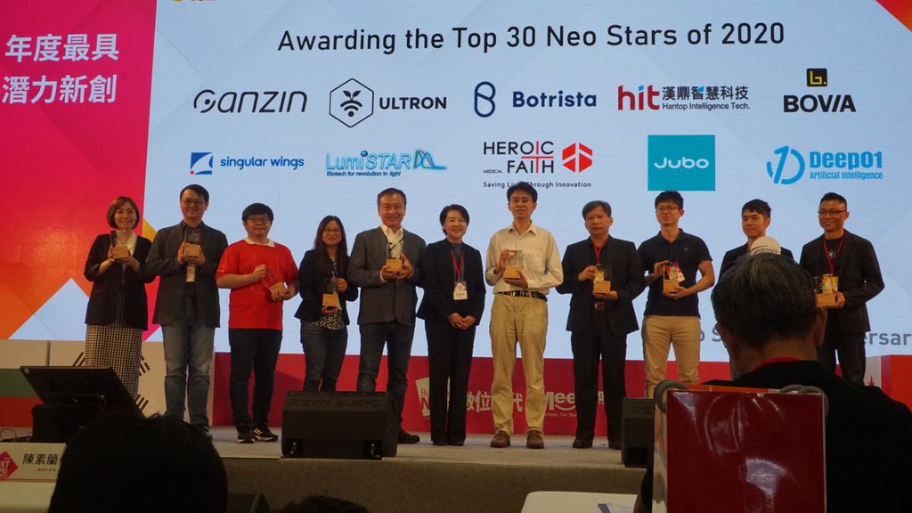TaiwanTechArena's tweet photo. Congratulations to TTA's 12 startup teams for being selected into the top 30 category of the #MeetNeoStarDemoShow! 
#WELLGEN #xMight @WingsSingular #OmniEyes @iWEECARE #HanWinTech @hackmdio @Heroic_Faith #GanZin #Deep01 #Bovia #NewGarden https://t.co/Sf8dap0LFe