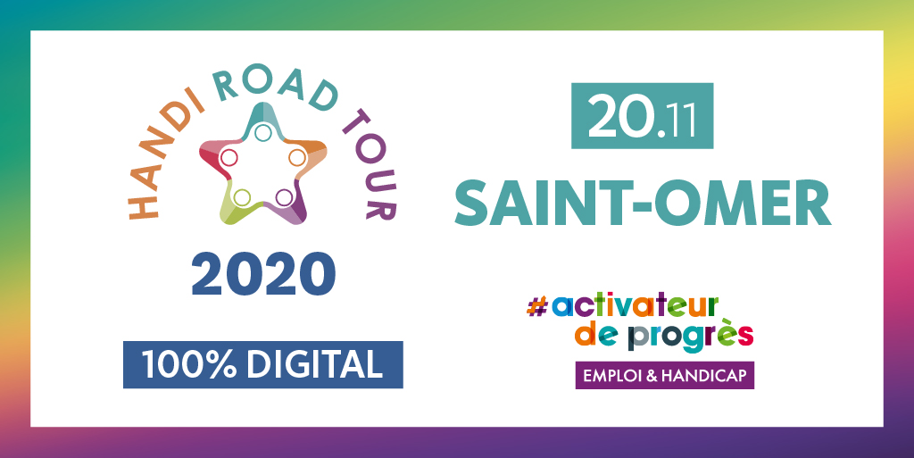 Clôture de la #SEEPH2020 et de la 3e édition du #HandiRoadTour organisé 100% en digital par <a href="/Agefiph_/">Agefiph</a> Hauts-de-France. 
Dernière étape à St Omer (62) avec 3 conférences à suivre sur Zoom :
9h30 et 11h: agefiph.zoom.us/j/84801441775
14h: agefiph.zoom.us/j/81078531389
#EventProfs #digitalevent