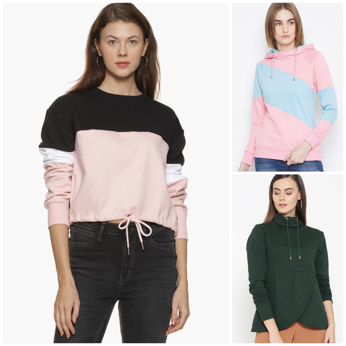 ShoppingAjio's tweet photo. Sweaters and Sweatshirts for Women
Get 35% Off On ₹2490 and Above
Use code : BIG35
Shop now >> https://t.co/TFouSglltS https://t.co/RdVdvKViW9
