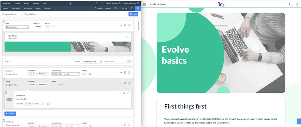 burrough's tweet photo. Once you get a grip on the basics there are dozens of options to explore which allow you to experiment with the different layers and components.
Read more ๐ https://t.co/us9YX4wDTR
#evolveauthoring #elearning https://t.co/aXg0lhDAet