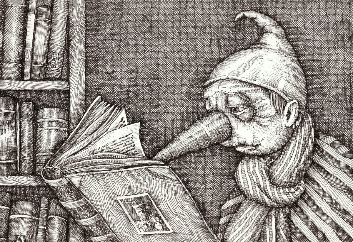 Return to the fairy tale...
Retour au conte de fées...
#drawing #dessin #illustration #art #book #bookillustration #reader #crosshatching #kunst