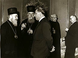 6- To respond to the criticism that in 1958 the head of Communist secret police Rankovic selected Patriarch German, the present system was introduced. A close relationship with the regime led many to call German, somewhat unfairly, "the red Patriarch"