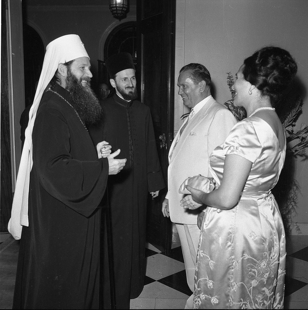 6- To respond to the criticism that in 1958 the head of Communist secret police Rankovic selected Patriarch German, the present system was introduced. A close relationship with the regime led many to call German, somewhat unfairly, "the red Patriarch"