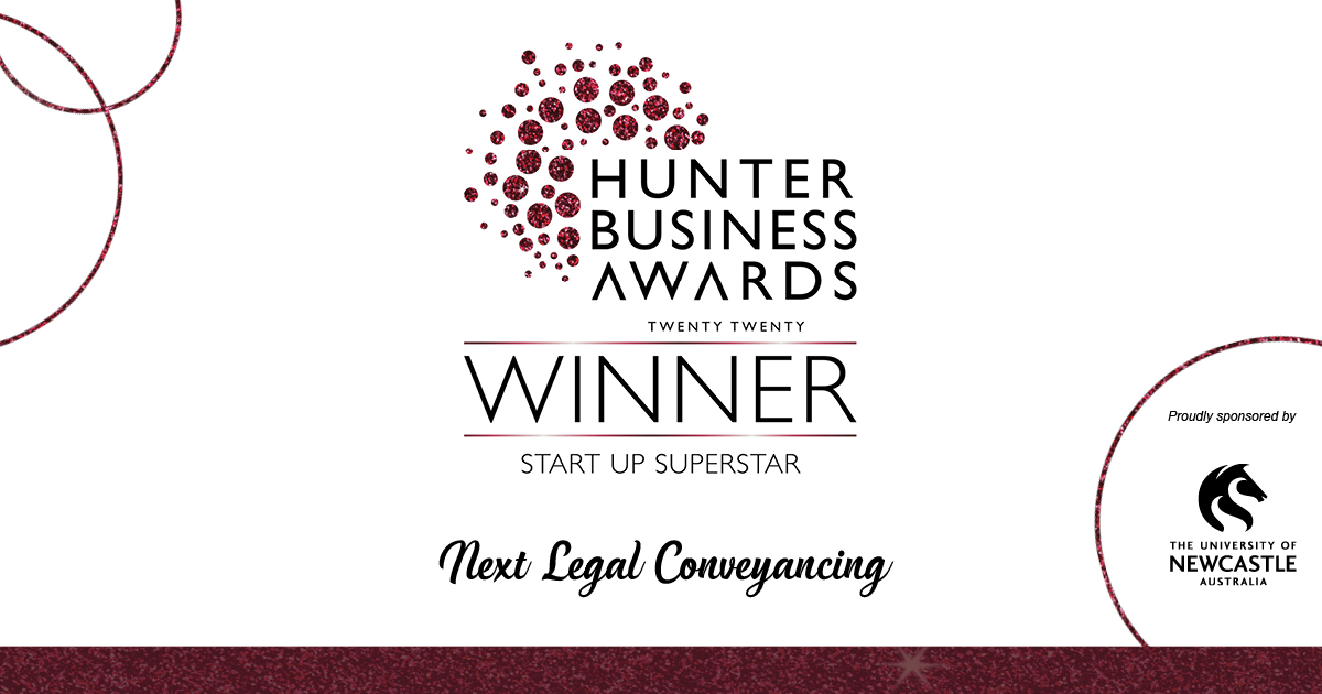 HunterBiz's tweet image. Congratulations to Next Legal Conveyancing for winning the 2020 Start Up Superstar Award! 
#hunterbusinessawards #hunterbusinesschamber #HunterBiz #businessawards