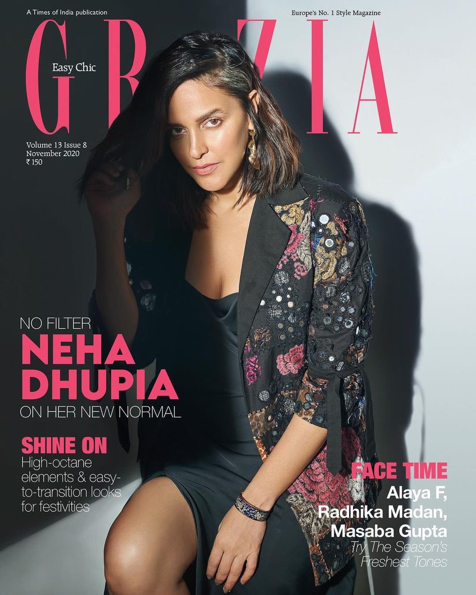 We are super excited for this month’s issue of <a href="/GraziaIndia/">Grazia India</a> because our fabulous director and #sheboss <a href="/nehadhupia/">Neha Dhupia</a> is featured on the cover👸😍
#styleicon #shootlife #graziaindia #fridayfeels #instalife #instalook #fashionista #bosslady