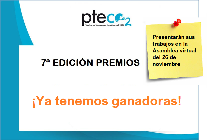 pteco2's tweet photo. La 7ª edición de #PremiosPTECO2 ya tiene ganadoras: Mejor tesis #tecnologíasCAUC, Dña. Inés Durán Vera @uniovi_info @incarCSIC y Mejor PFG, Dña. Mª del Carmen Suárez Rodríguez @La_UPM @minasenergiaupm. ¡Felicidades! Ambas nos acompañarán en #AsambleaPTECO2 https://t.co/Yfdx2Egl4m https://t.co/7Zq1wDhpId