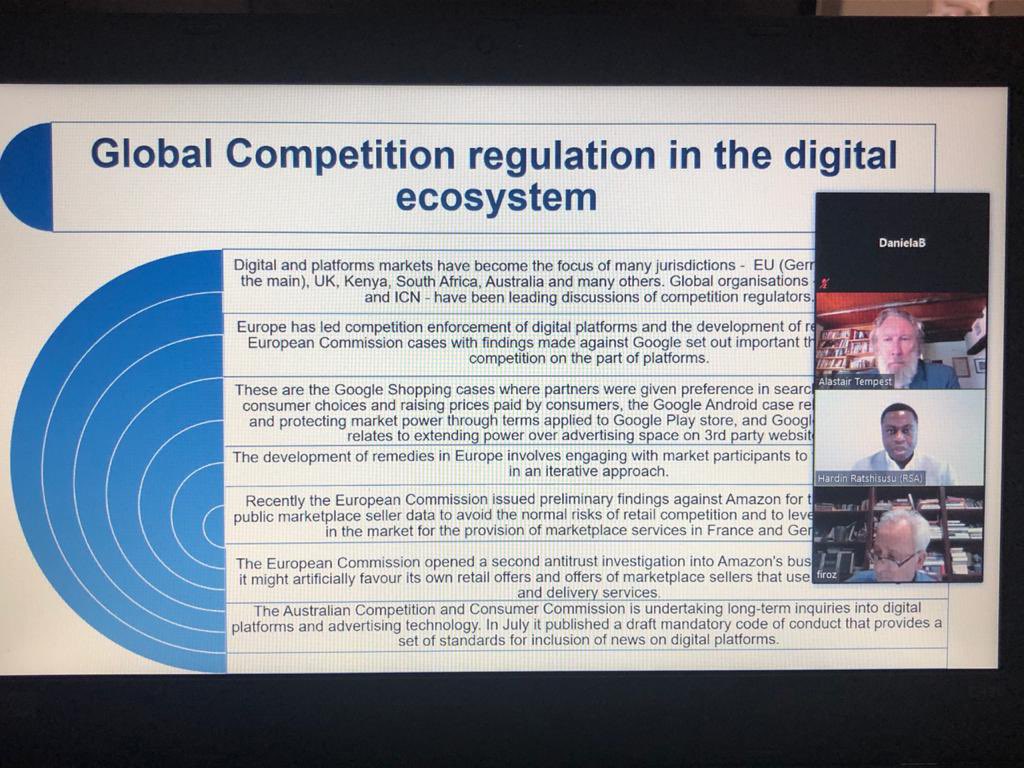  @CompComSA is taking proactive steps to respond to  #market conduct by dominant firms in the digital  #economy. It is a  #policy priority to ensure interventions promote innovation and the participation of small  #businesses.