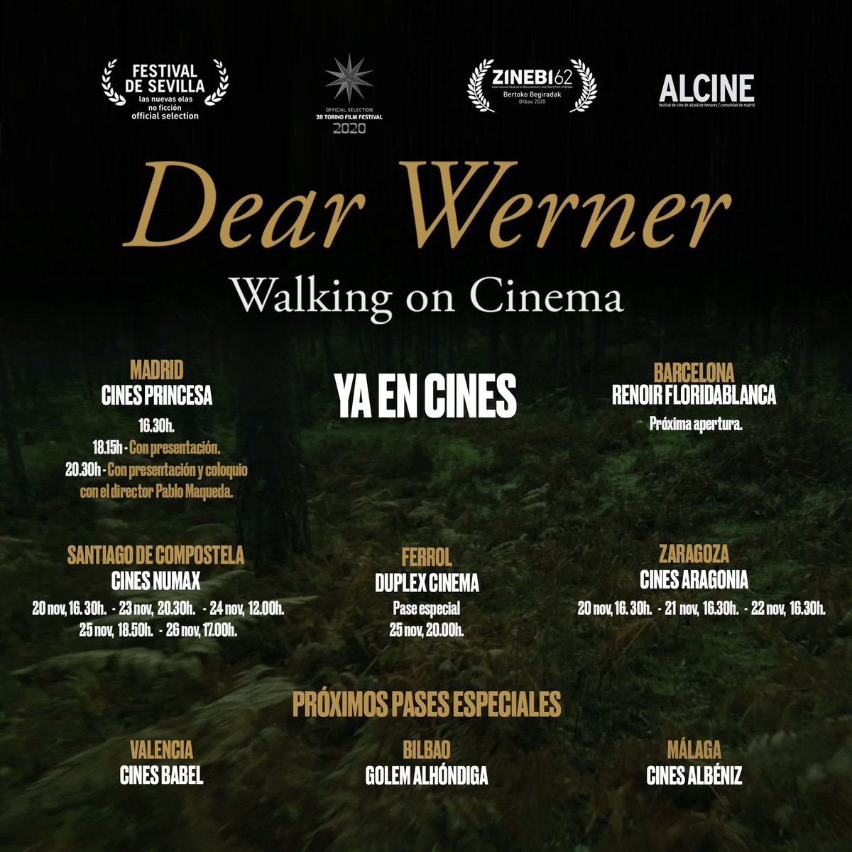 Pues ya estaría. Nos vemos en las salas, amigos 🎟💖
En Madrid, estaré este fin de semana en <a href="/CinesRenoir/">Cines Renoir</a> haciendo Presentación de <a href="/DearWerner/">DearWerner</a> a las 18:15h y coloquio a las 20:30h. ¡Larga vida al cine! 🔥🔥