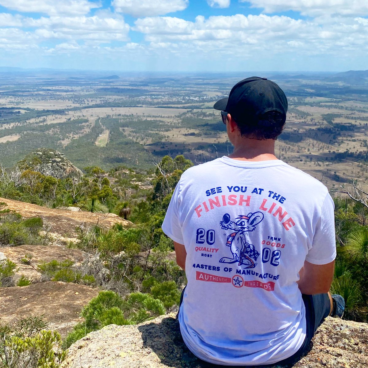 Todd_Hazelwood's tweet photo. Finish line at the top of Mount Walsh! 🏁 @UNIT_Official #unitfamily #THR https://t.co/sF59BOzLUC