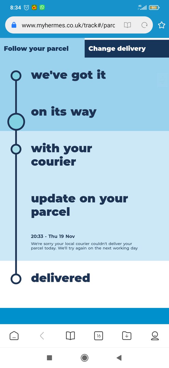 prouty8's tweet photo. @Hermesparcels So I pay £450 for a new console and Amazon decide to send via Hermes. Well I always knew this would happen. Not holding my breath on it arriving today either. How can a company be so bloody useless at doing a job other couriers seem to manage fine with. https://t.co/A64VsbfRuz