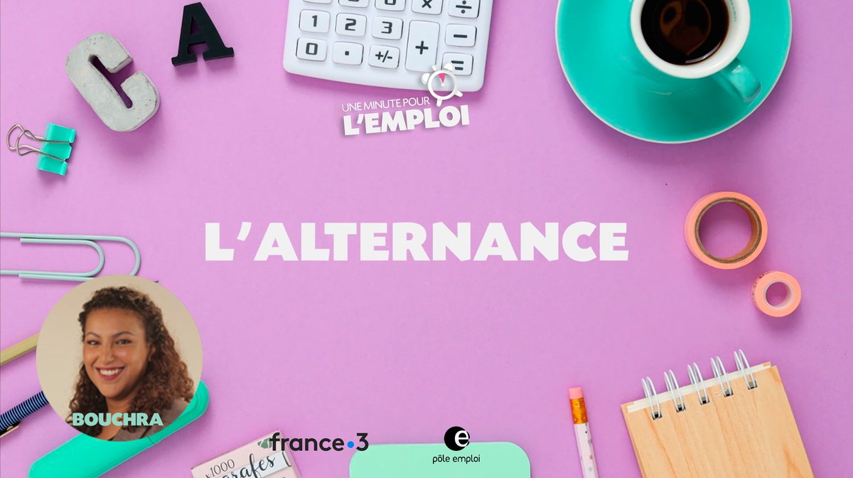 FranceTravail's tweet photo. A la clé de l'#alternance, un diplôme du CAP au bac +5, une #expérience professionnelle et très souvent une proposition d'embauche. Découvrez les avantages de cette formule avec Bouchra dans #UneMinutePourlEmploi 👉https://t.co/Vf2lSTba0C @France3tv https://t.co/RCKIrEGhZw