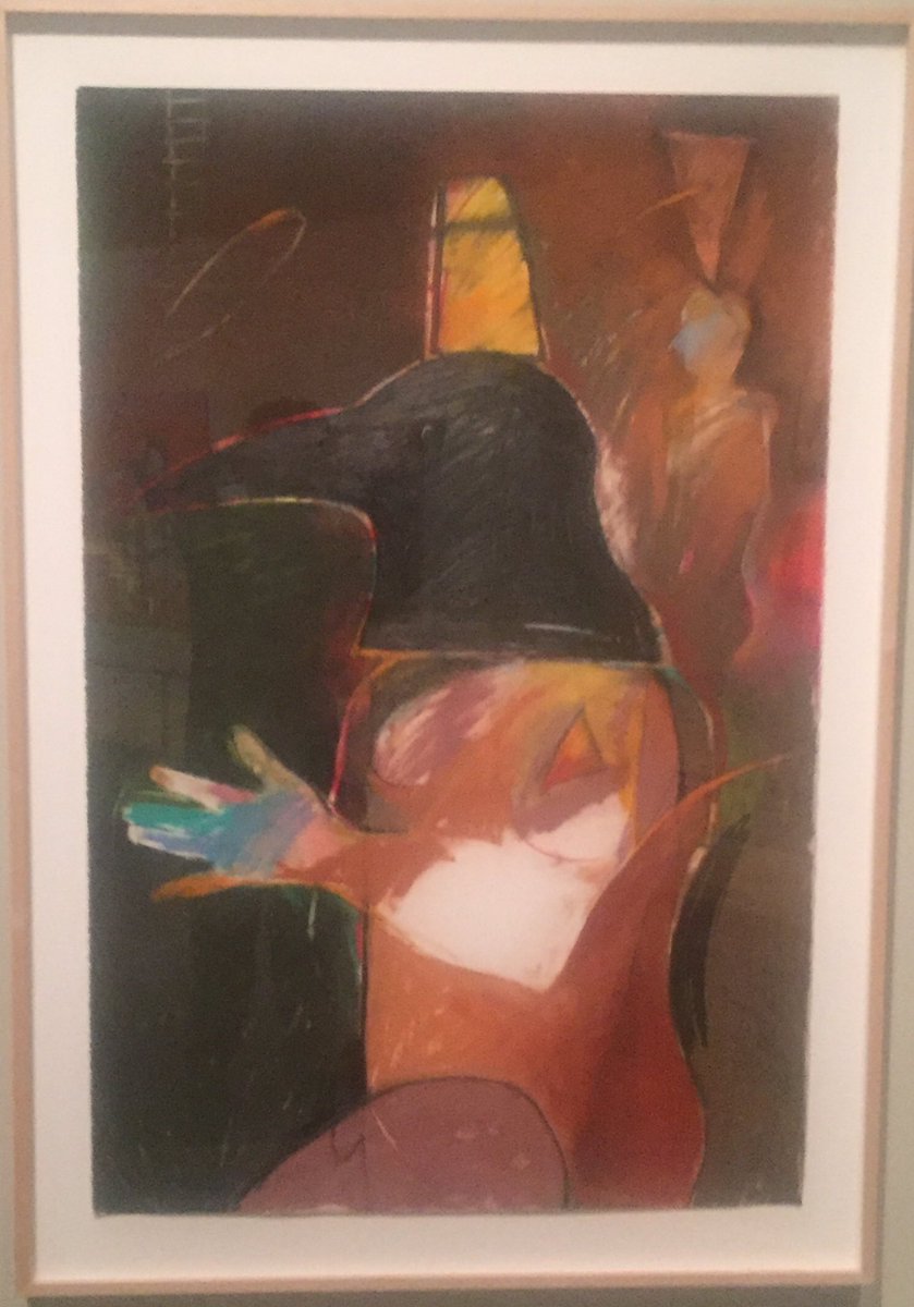 FrankMalfitano's tweet photo. PAINTINGS OF THE DAY: Works by late #NativeAmericanArtist #RickBartow from 2018 @TheAutry exhibition #NativeAmericanHeritageMonth #paintings #artwork https://t.co/FF5bVvfEQW