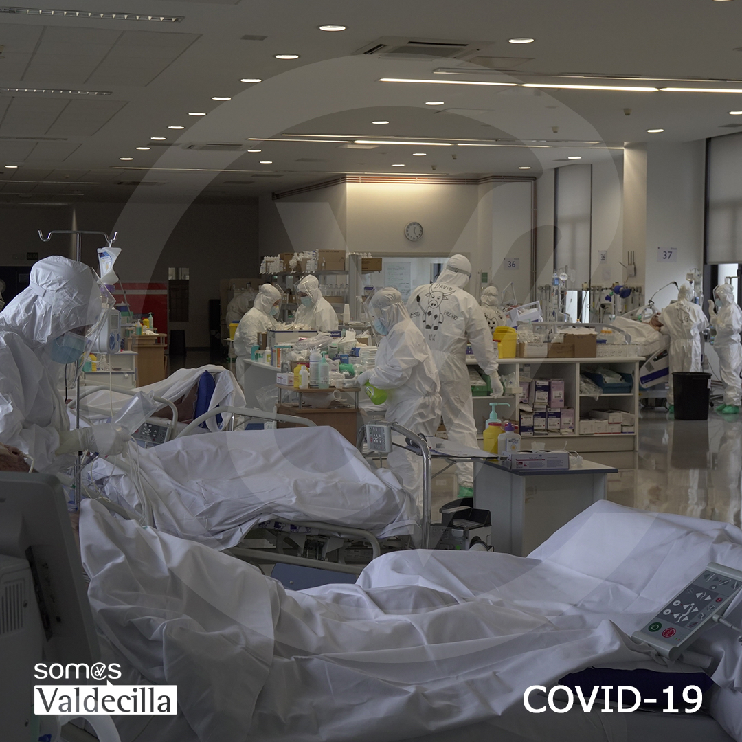 HUnivValdecilla's tweet photo. La presión ejercida por #COVID19 está siendo absorbida gracias la capacidad de adaptación de los profesionales. Agradecemos el esfuerzo de todos, porque todo el Hospital está trabajando a una y por eso hemos podido responder con calidad asistencial ante el impacto de la pandemia https://t.co/Rx4rXBgLyj