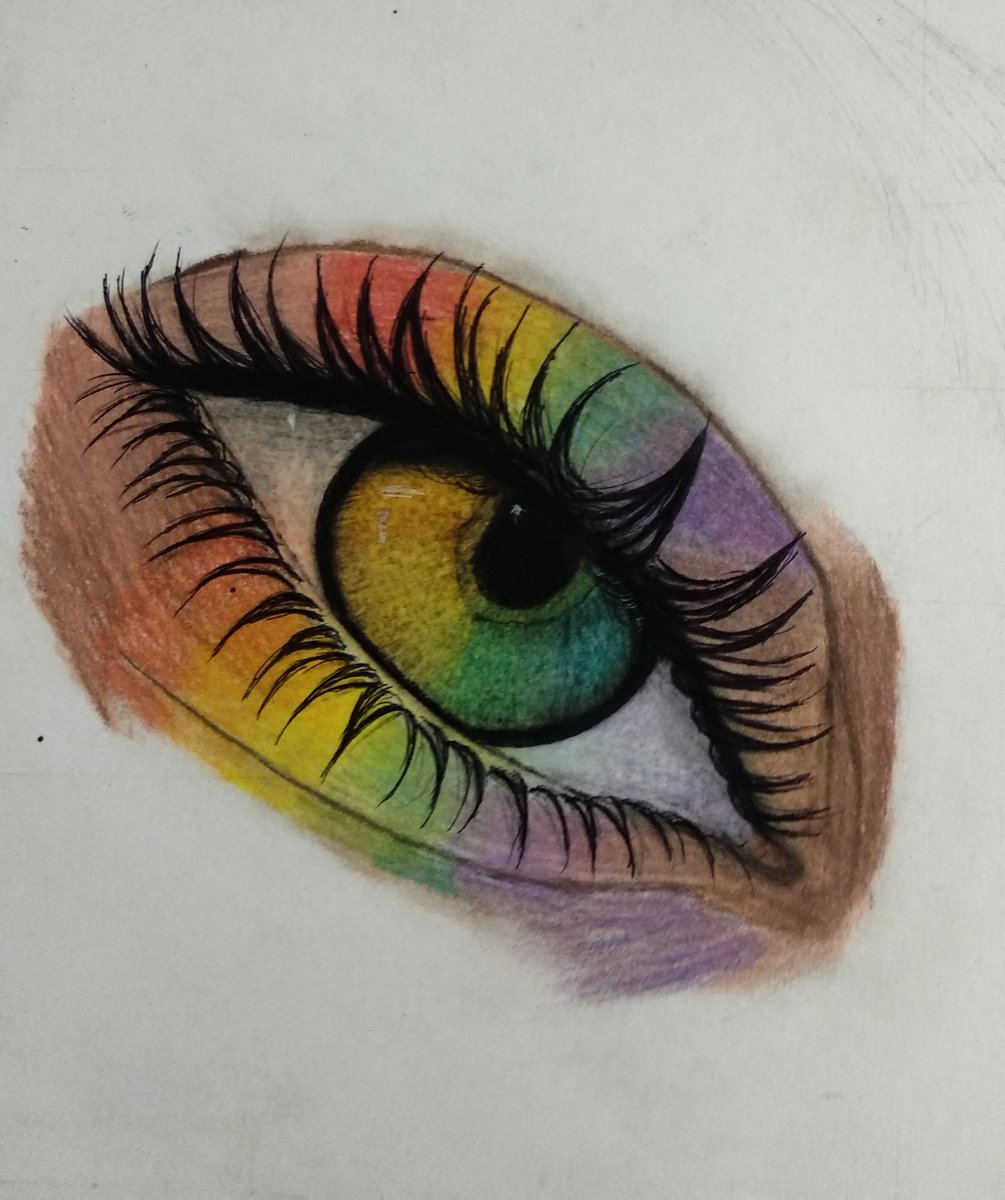iamathinkerr1's tweet photo. Rainbow eye 👀💕 🌈 hope u all like it 💕
#ArtistOnTwitter #rainbow #rainbowLGBTQ #eyes #rainboweye #drawing #colourful https://t.co/jImEnU6eUk
