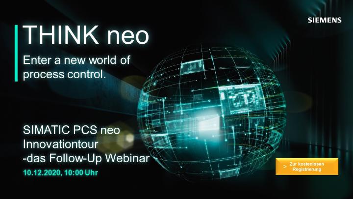 📣 #PCSneo Innovationtour Follow Up
Freuen Sie sich auf unseren Webcast am 10.12.2020 um 10 Uhr.
Nicht verpassen &amp; noch kostenlos anmelden: ➡️ sie.ag/3kPbBQV