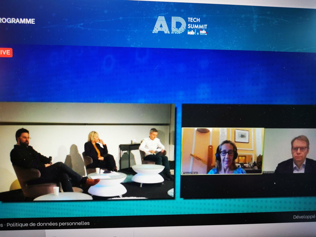 NathalieHarding's tweet image. #ADTECHSUMMIT20 comment réussir l équilibre entre innovation, cadre légal, standards, concurrence. Le Digital Service Act en discussion.