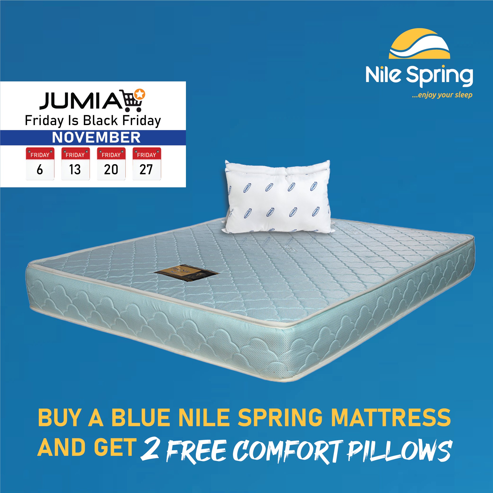Nile spring mattress deals