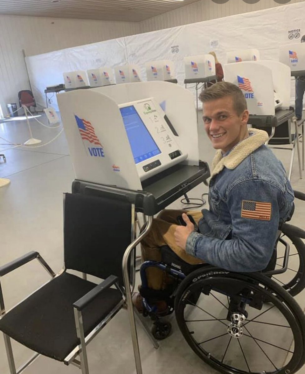 He's straight out of central casting. He's built a motivational speaking career after being partially paralyzed in a car crash, and his disability will inoculate him against some criticisms and fire. He's already dodged accusations of sexual harassment.