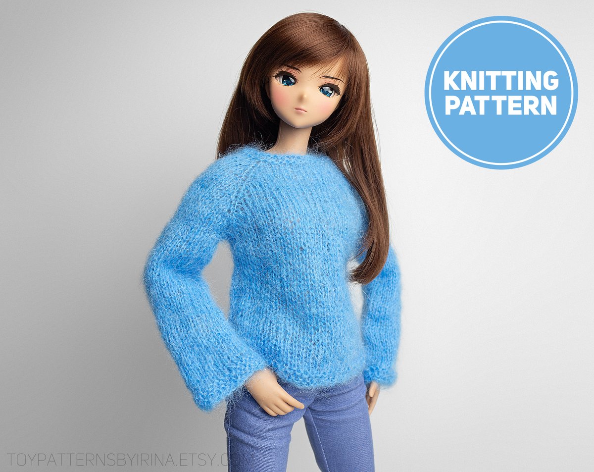IKhoroshaeva's tweet photo. Excited to share the latest addition to my #etsy shop: Smart Doll Sweater - Knitting Pattern for Sd | Dd | BJD 1/3 - Row By Row https://t.co/YHnF9dbJh7 #birthday #knitting #christmas #knitteddollclothes #knitteddolloutfit #dollclothespattern #bjdclothespattern #smartdo https://t.co/SL1kppvdpK