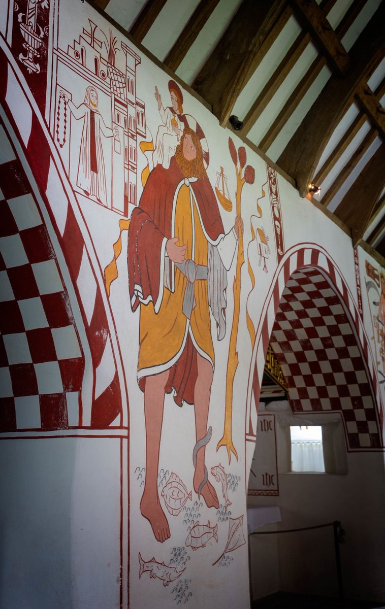 The church, and its interior, has undergone a careful programme of restoration, involving teams of conservation and painting experts. This now gives the visitor the opportunity to experience the rich colour of pre-Reformation churches in all their glory. 5/5  @StFagans_Museum