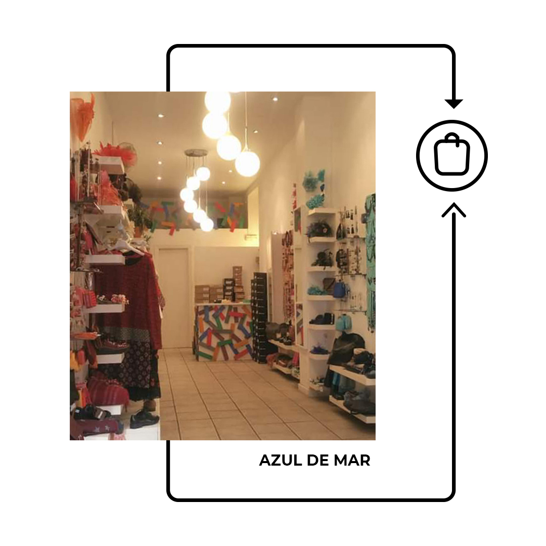 Descubre los complementos y ropa de mujer de Azul de Mar y con su bono en Volveremos Si Tú Vuelves tendrás un 20% de descuento.