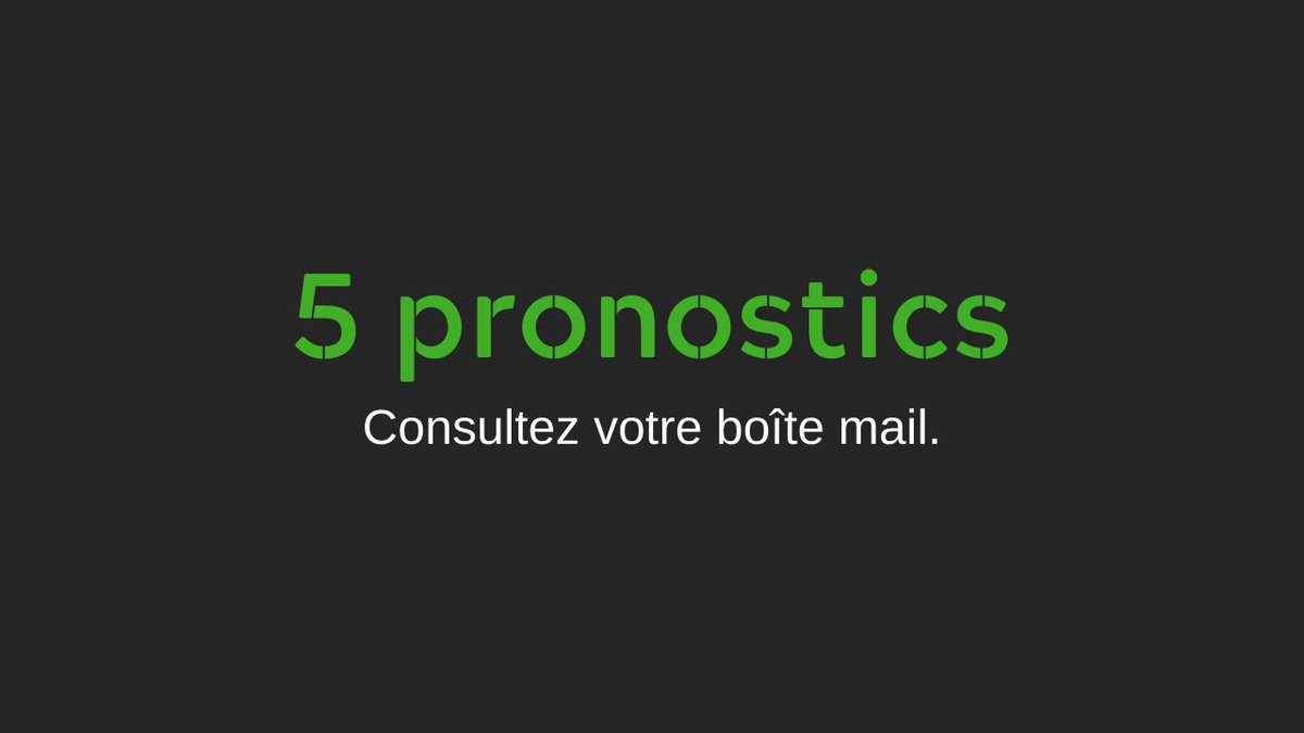 ZeFootTipster's tweet photo. 📢 Nouveaux pronostics disponibles !

#TeamParieur #ChangezVotreManièreDePenser https://t.co/82o7XUuhPs