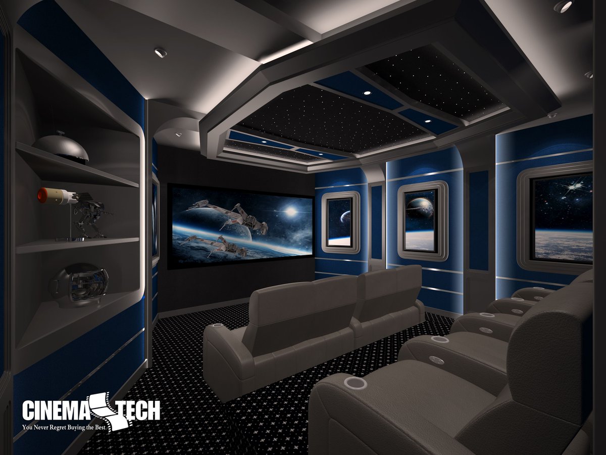 We pride ourselves on designing and installing home cinemas that are tailored to each client – which is why we love this render design by <a href="/HabitechLimited/">Habitech Limited</a>, perfect for the ultimate #StarWars superfan…

#HomeCinema #HomeEntertainment #HomeInstallation #EntertainmentSystem